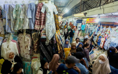 Pasar Beringharjo Yogyakarta Jelang Tahun Baru
