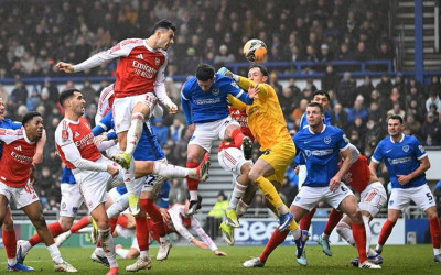 Arsenal Menang 4-1 atas Portsmouth di Piala FA, Martinelli Hattrick