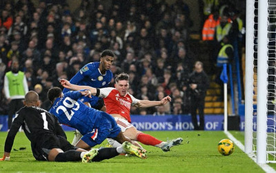 Hasil Carabao Cup: Arsenal Menang Tipis 3–2 atas Chelsea