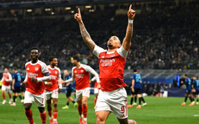 Arsenal Gasak Inter Milan 3–1, Tembus Babak 16 Besar Liga Champions