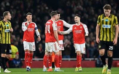 Hasil Liga Champions: Sempurna! Arsenal Tekuk Kairat 3-2