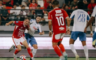 Hasil Super League: Bali United Menang 1-0 atas Arema FC Hasil Gol Sundulan Kadek Agung