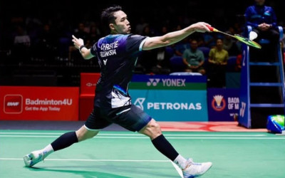 Jonatan Christie Singkirkan Leong Jun Hao, Lanjut ke Perempat Final Malaysia Open 2026