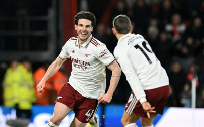 Hasil Liga Inggris: Arsenal Menang 3–2 atas Bournemouth, Rice Cetak Brace