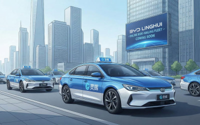 BYD Siapkan Sub-Merek Baru “Linghui”, Fokus Garap Armada Taksi Online