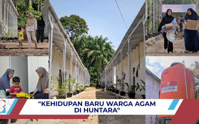 Melihat Kehidupan Baru Warga Agam di Hunian Sementara