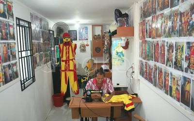 Maestro A Chiung Sang Pembuat Baju Tatung di Kubu Raya
