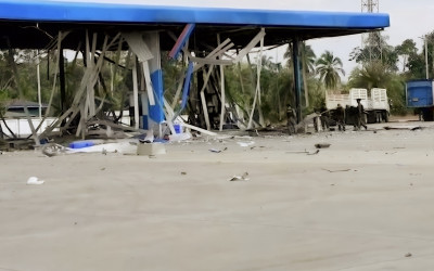 Thailand Selatan Chaos! Belasan SPBU Dibom, 4 Korban Terluka Parah!!