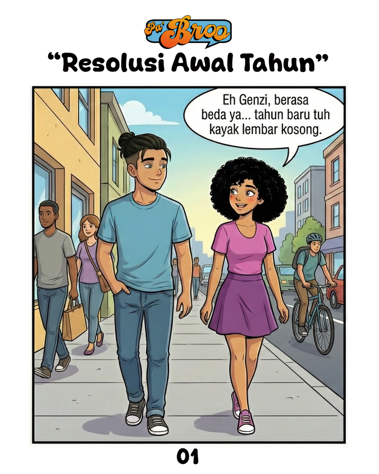 Komik Genzi Resolusi 2026