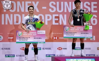 Jonatan Christie Runner-up India Open 2026