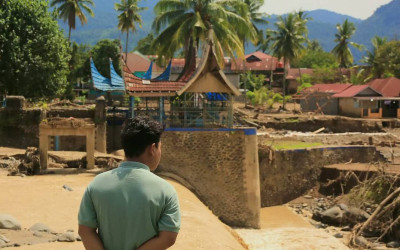 Sungai Gunung Nago Pasca Banjir Bandang
