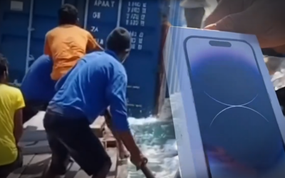 Wuih Ada Kontainer iPhone di Laut? Real or Fake?? Simak Fakta Disini!