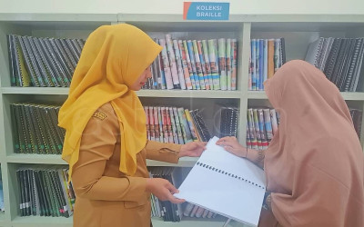 Layanan Perpustakaan Pontianak Ramah Disabilitas