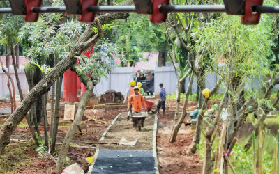 Pembangunan Taman Bendera Pusaka Barito