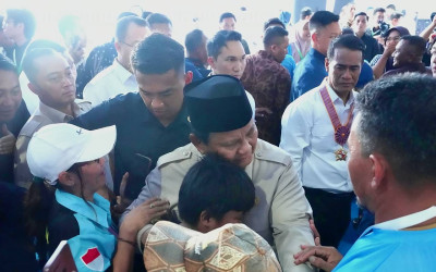 Wah! Tak Hanya Fokus bahas kesejahteraan petaninya, Prabowo Soroti Masa Depan Anak-Anak Petani