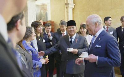 Prabowo Tutup Agendanya di London Bertemu Raja Charles III: Konservasi Gajah Jadi Bahasan