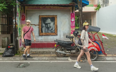 Wisatawan Mancanegara di Kampung Prawirotaman