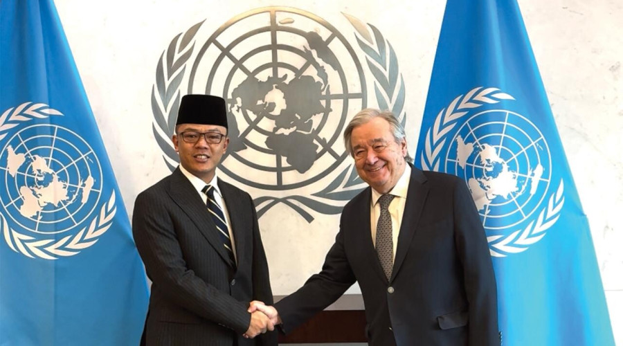 Menlu RI &amp; Sekjen PBB Kompak Nyari Jalan Tengah Buat Palestina! Apa Aja yang Dibahas?