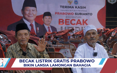 Penarik Becak Lamongan Bersyukur Dapat Becak Listrik: Tidak Perlu Lagi Capek Mengayuh