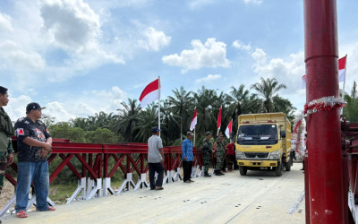 Akses Warga Aceh Pulih! Puluhan Jembatan Darurat Beres Dibangun