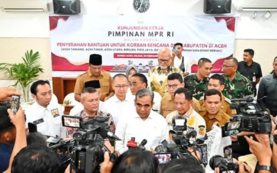 MPR Pastiin Negara Hadir Pulihkan Aceh, Ahmad Muzani: Bencana Aceh Bencana Kita Semua!