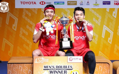 Leo/Bagas Sabet Gelar Juara Ganda Putra Thailand Masters 2026