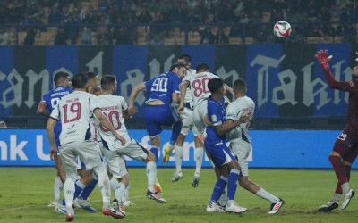 Gol Tunggal David da Silva Bawa Persib Tekuk Persita 1-0 di GBLA