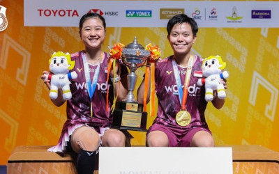 Tiwi/Fadia Juara Ganda Putri Thailand Masters 2026