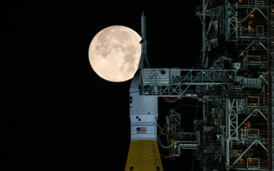 Snow Moon Warnai Langit Malam, Fenomena Bulan Purnama Februari Bikin Langit Malam Auto Estetik Malam Ini