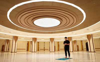 Masjid Negara IKN Gelar Tarawih Perdana, Imam Istiqlal Pimpin Langsung