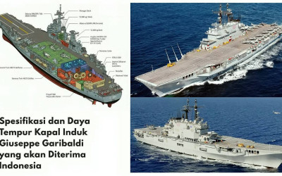 Spek Tempur Giuseppe Garibaldi: Kapal Induk Italia yang Segera jadi Milik TNI!