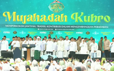 Warga NU Happy Denger Prabowo Orasi : Jangan Terlalu Ringkas Pak!
