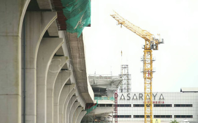 Pembangunan LRT Fase 1B Capai 89,22 Persen