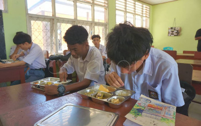 Peninjauan Program MBG di Sorong Papua