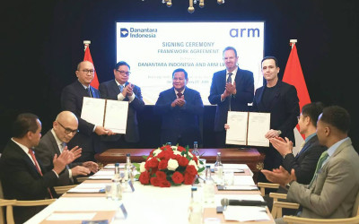 Disaksikan Presiden Prabowo: BPI Danantara Teken MOU dengan Arm Ltd Raksasa Produsen Chip Dunia!