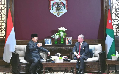 Prabowo &amp; Raja Yordania, Rundingkan Misi Kirim Pasukan ke Palestina Demi Perdamaian!