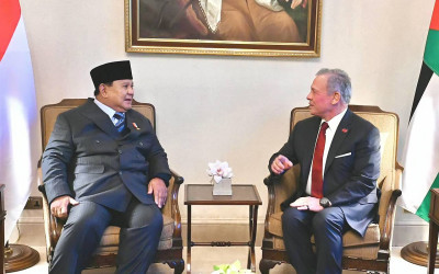 Presiden Prabowo Disambut Raja Abdullah II