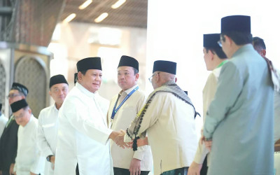 Hadiri Pengukuhan Pengurus MUI, Prabowo: Persatuan Ulama dan Umaro untuk Kemajuan Bangsa!