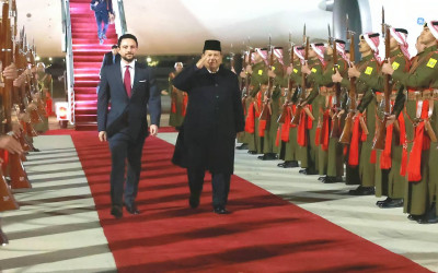 Presiden Prabowo Tiba di Amman Yordania