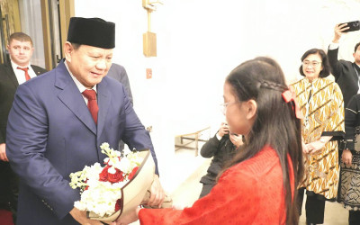 Sosok Karismatik! Disambut Mahasiswa, Prabowo Beri Ucapan Spontan Ultah ke Pelajar Indo di Yordania!
