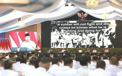 Rapim TNI-Polri, Prabowo Minta Keduanya Jadi Tentara dan Polisi yang Dicintai Rakyat