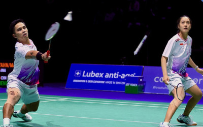 Hasil Swiss Open 2026: Amri/Nita Terhenti di Semifinal Usai Duel Tiga Gim