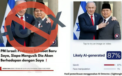 Beredar Hoaks Indonesia Jalin Hubungan Diplomatik dengan Israel, Ini Faktanya!