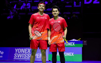 Swiss Open 2026: Leo/Bagas Lolos Babak Kedua