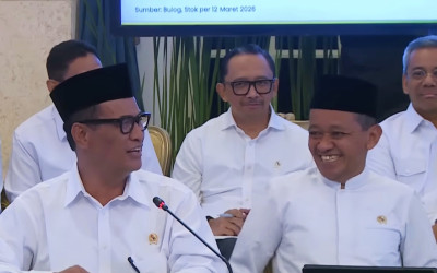 Momen Bahlil Bercanda Nyeletuk ‘Uang Terus’ saat Amran Ajukan Pinjaman ke Purbaya