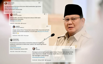 Ramai di bahas di X, Netizen Apresiasi Presiden Prabowo Persiapkan Arus Mudik Libur Lebaran 2026 dengan baik