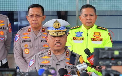 Kakorlantas: Hari Lebaran Mobilitas Cukup Tingi, Lalu Lintas Tetap Terkendali