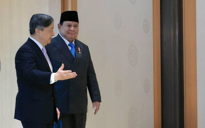 Presiden Prabowo Bertemu Kaisar Naruhito