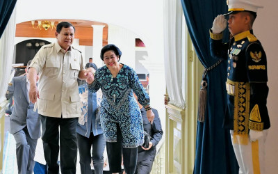 Presiden Prabowo Bertemu Megawati di Istana Negara