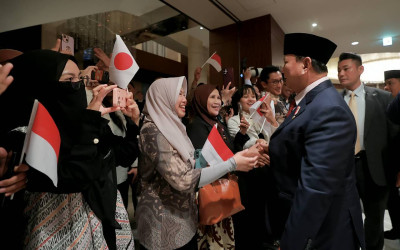 Disambut di Tokyo, Kedatangan Presiden Prabowo Jadi ‘Core Memory’ Diaspora Indonesia